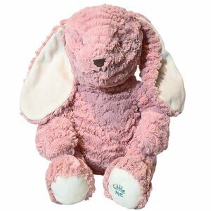 2023 Little Me Pink Bunny Rabbit Putty Textured Lovey Plush Stuffed Toy 12"